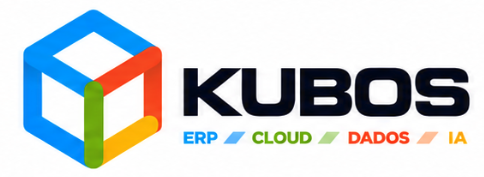 KUBOS ERP Cloud Dados IA — logo oficial